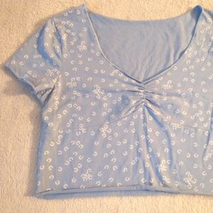 Floral crop top